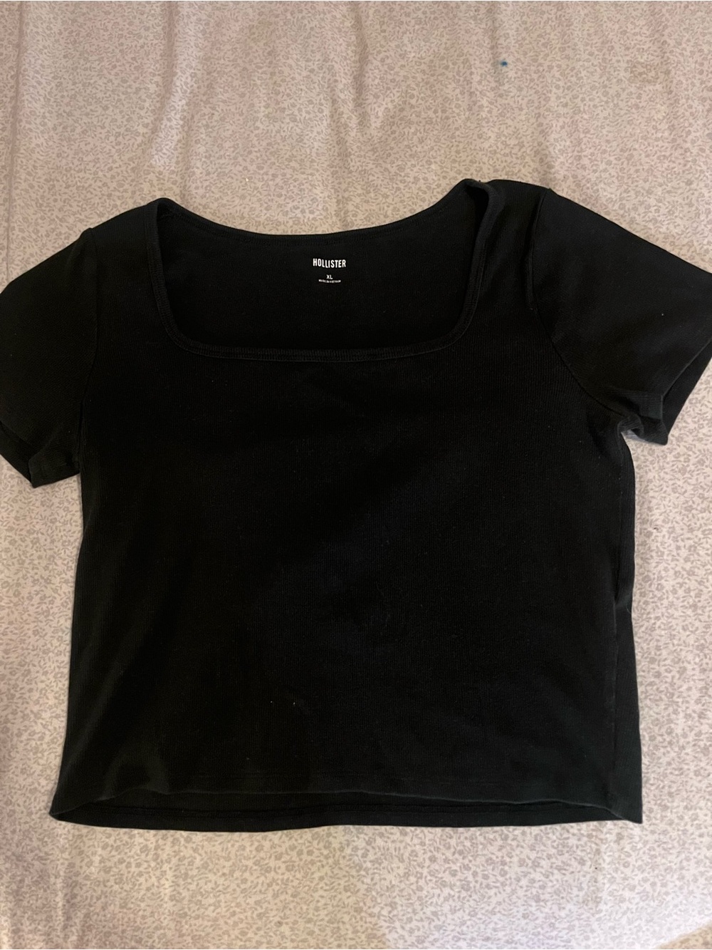 Hollister Black Square Neck top